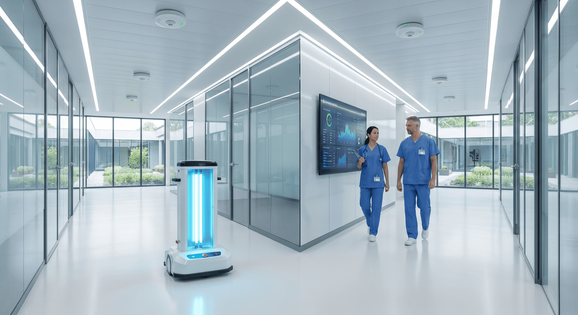 How Smart Disinfection Systems Reduce Healthcare-Associated Infections by 45%