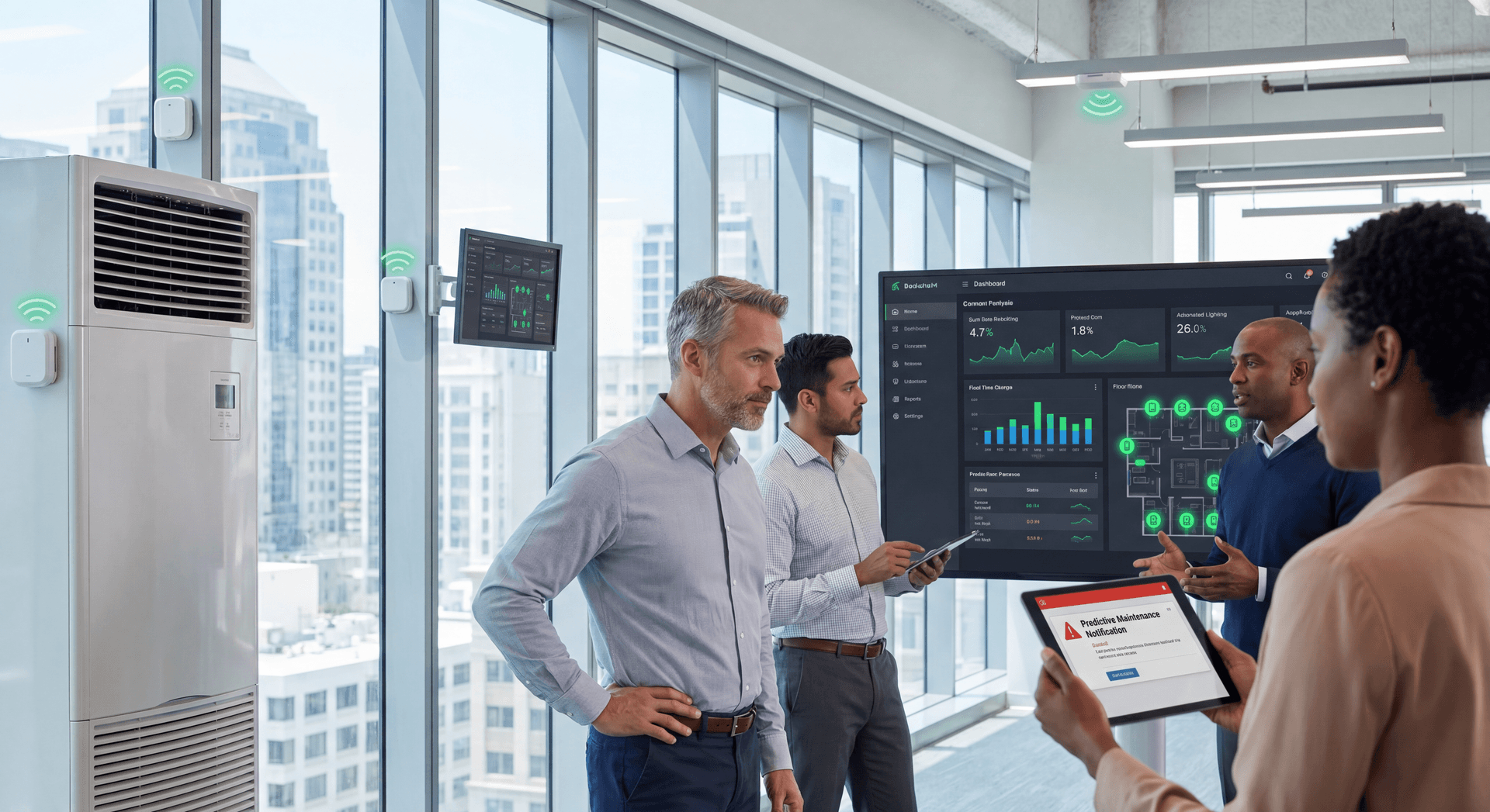 How IoT Transforms Commercial Facility Management from Reactive to Proactive