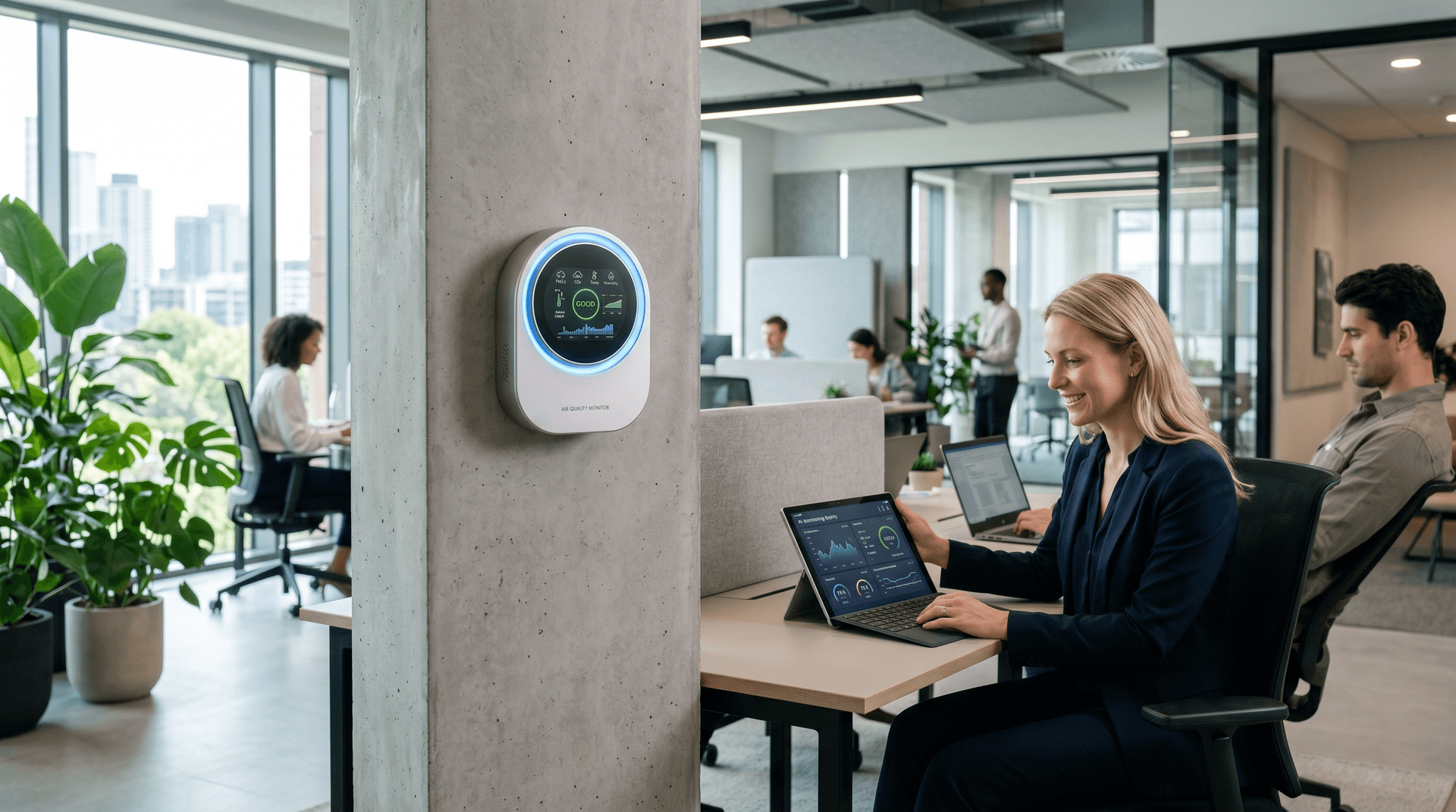 AI-Powered Indoor Air Quality Monitoring: The Future of Healthy Commercial Spaces