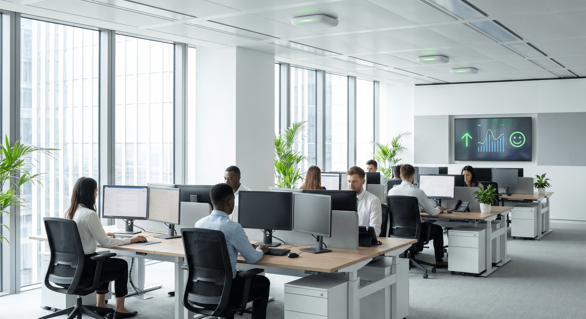 How Smart Air Quality Monitoring Improves Office Worker Productivity by 15%