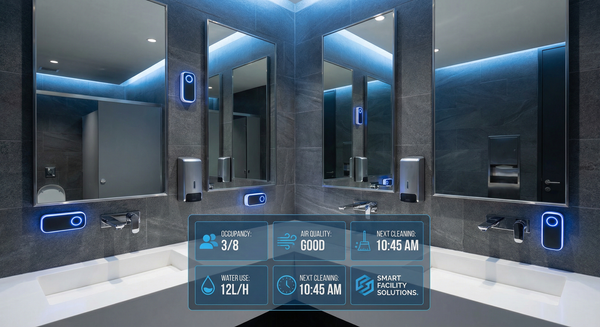 How IoT Sensors Are Revolutionizing Commercial Restroom Maintenance